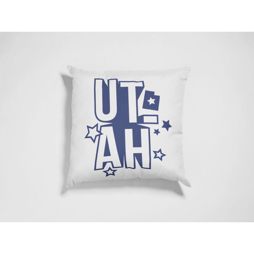 Utah Pillow Case Cushion Cover 15.75x15.75" (3 Styles to choose)